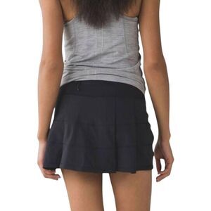 LULULEMON ATHLETICA Pace Rival Skirt In Black Size 10